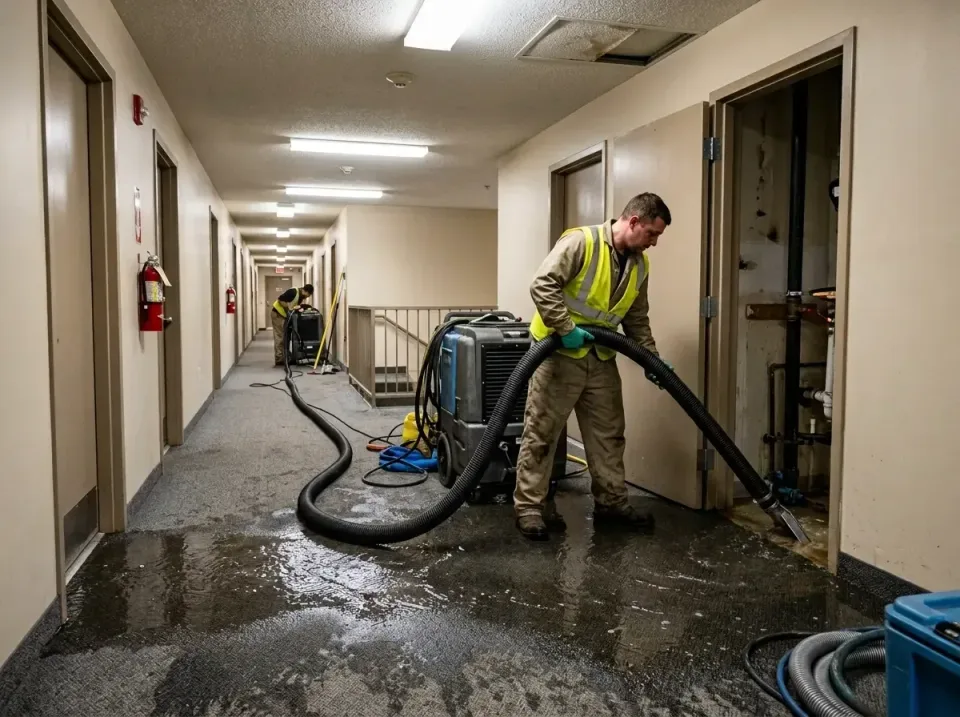 multi-unit-apartment-hallway-f-005 — frequently asked questions, Emergency Burst Pipe Water Extraction & Removal in Hampshir…